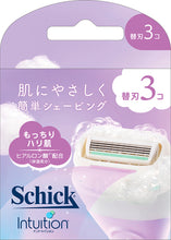 画像をギャラリービューアに読み込む, シック イントゥイション もっちり肌 替刃(3コ)