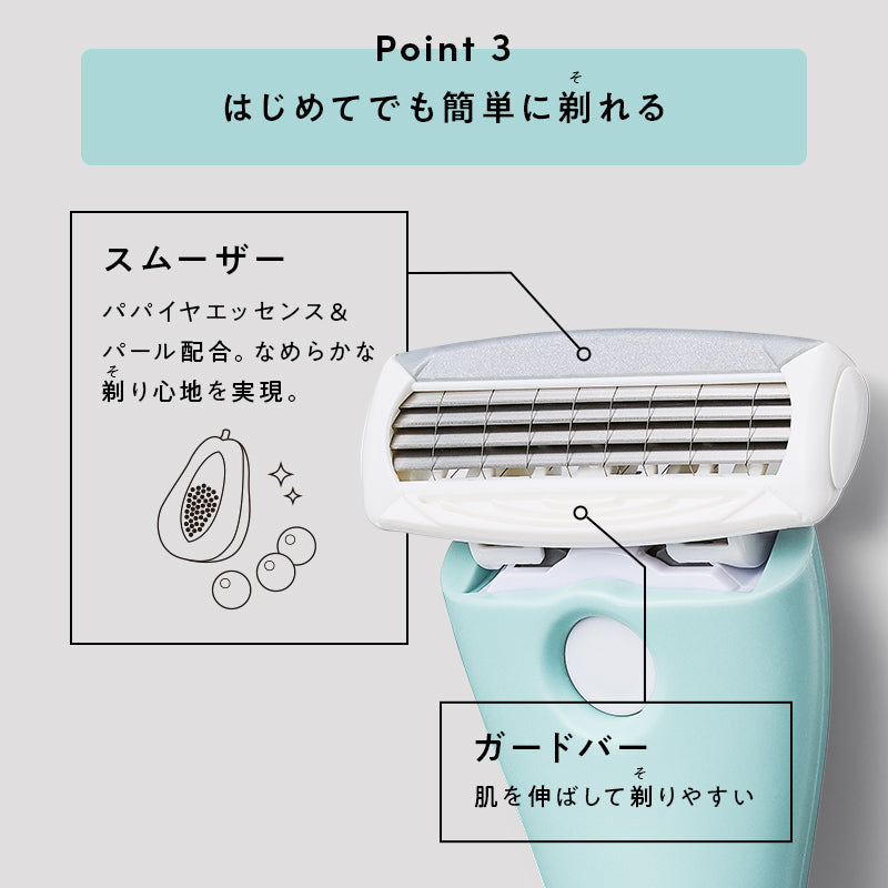 シック｜ファースト シェービングホルダー（刃付き＋替刃1コ）
