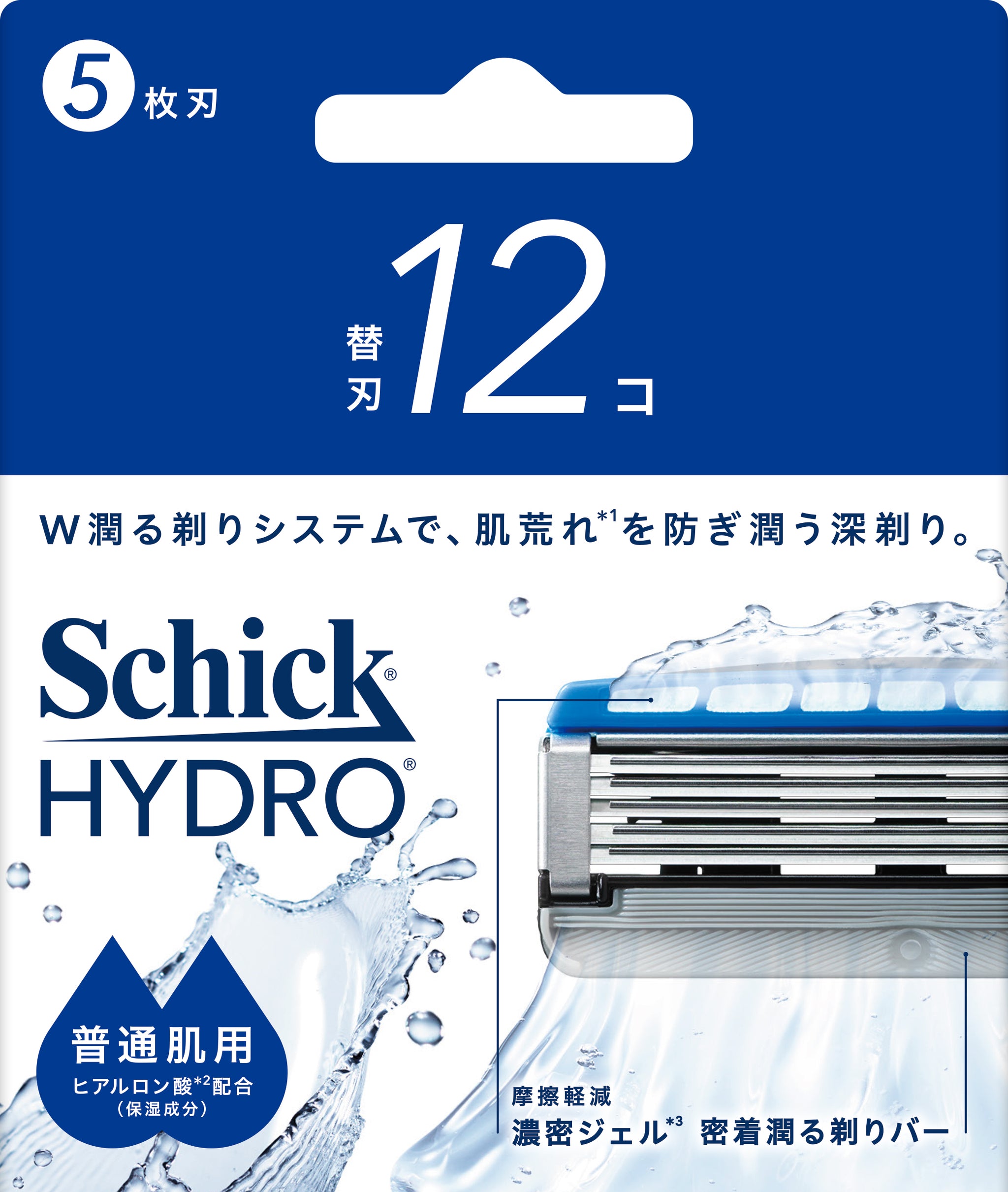 シック｜ハイドロ 普通肌 替刃 (12コ)