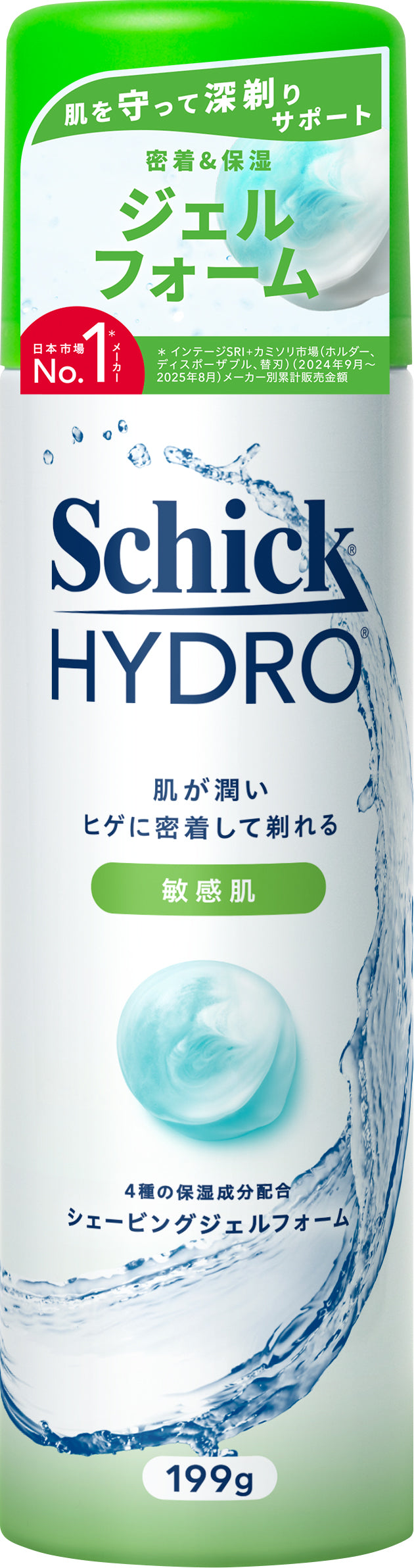 シック｜ハイドロ 敏感肌 シェービングジェルフォーム 199g