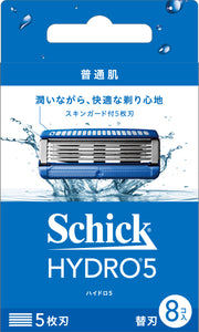 ハイドロ５ 普通肌 替刃 （８コ入） – カミソリ、髭剃り、グルーミング