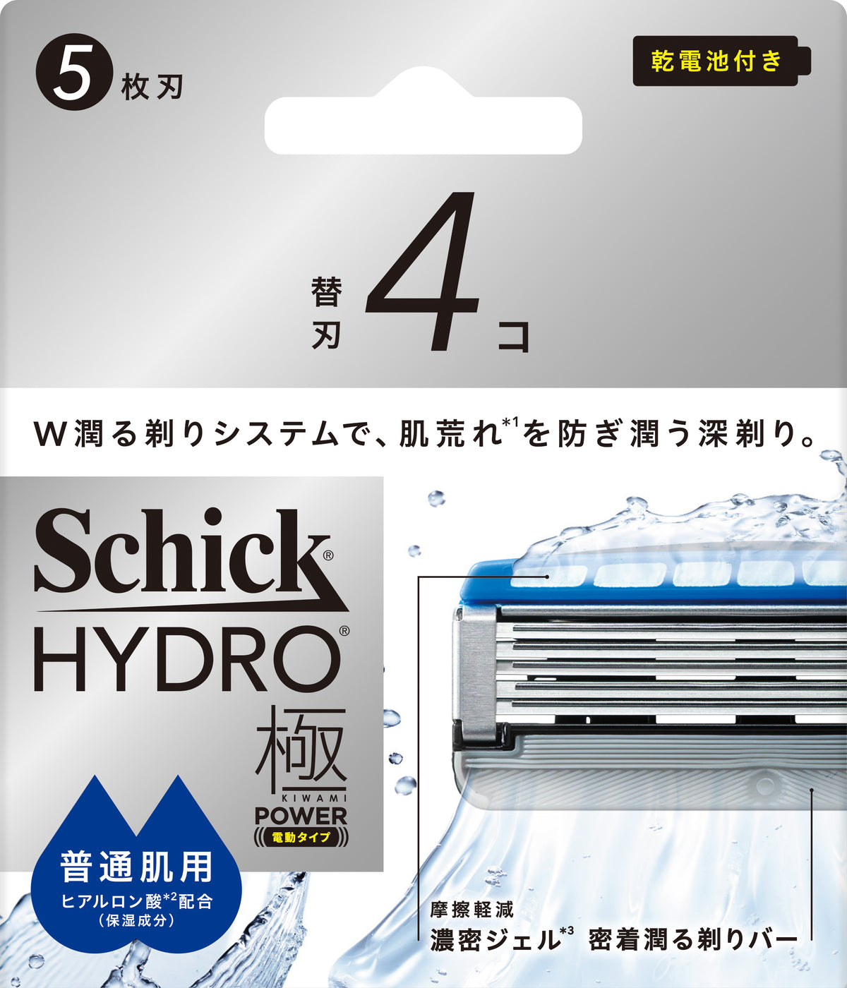 シック｜ハイドロ極パワー 普通肌 替刃 (4コ)