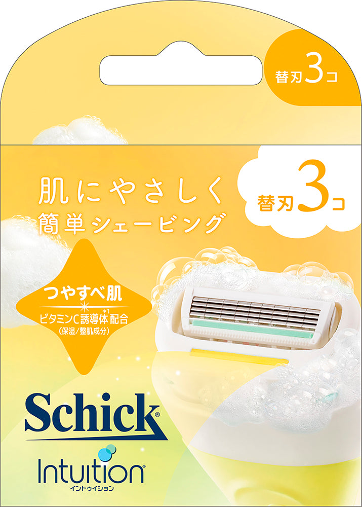 シック｜イントゥイション さっぱりうるおい肌 替刃（3コ入）