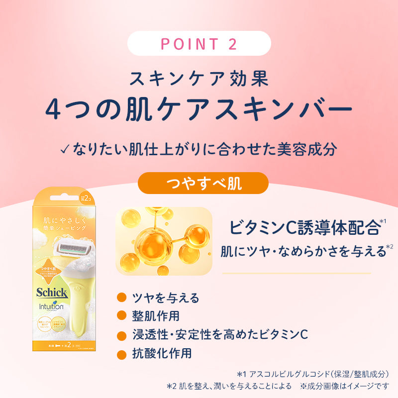 シック｜イントゥイション さっぱりうるおい肌 ホルダー 本体（刃付き