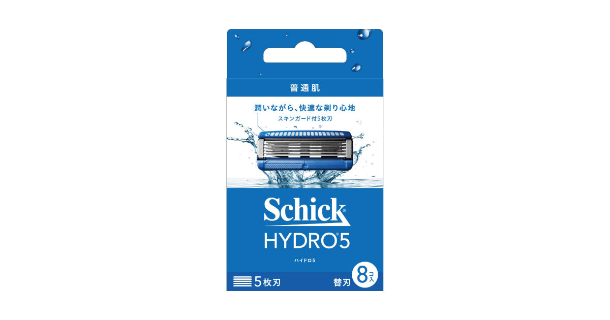 【新品未開封】シック　ハイドロ５　普通肌　替刃　５枚刃　４コ入✕８箱 schick シック Schick 5枚刃 ハイドロ5 替刃 8コ入 カミソリ 訳