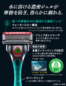 【仮面ライダーコラボ】ハイドロ５プレミアム 仮面ライダーV３ホルダー（刃付き+替刃４コ）