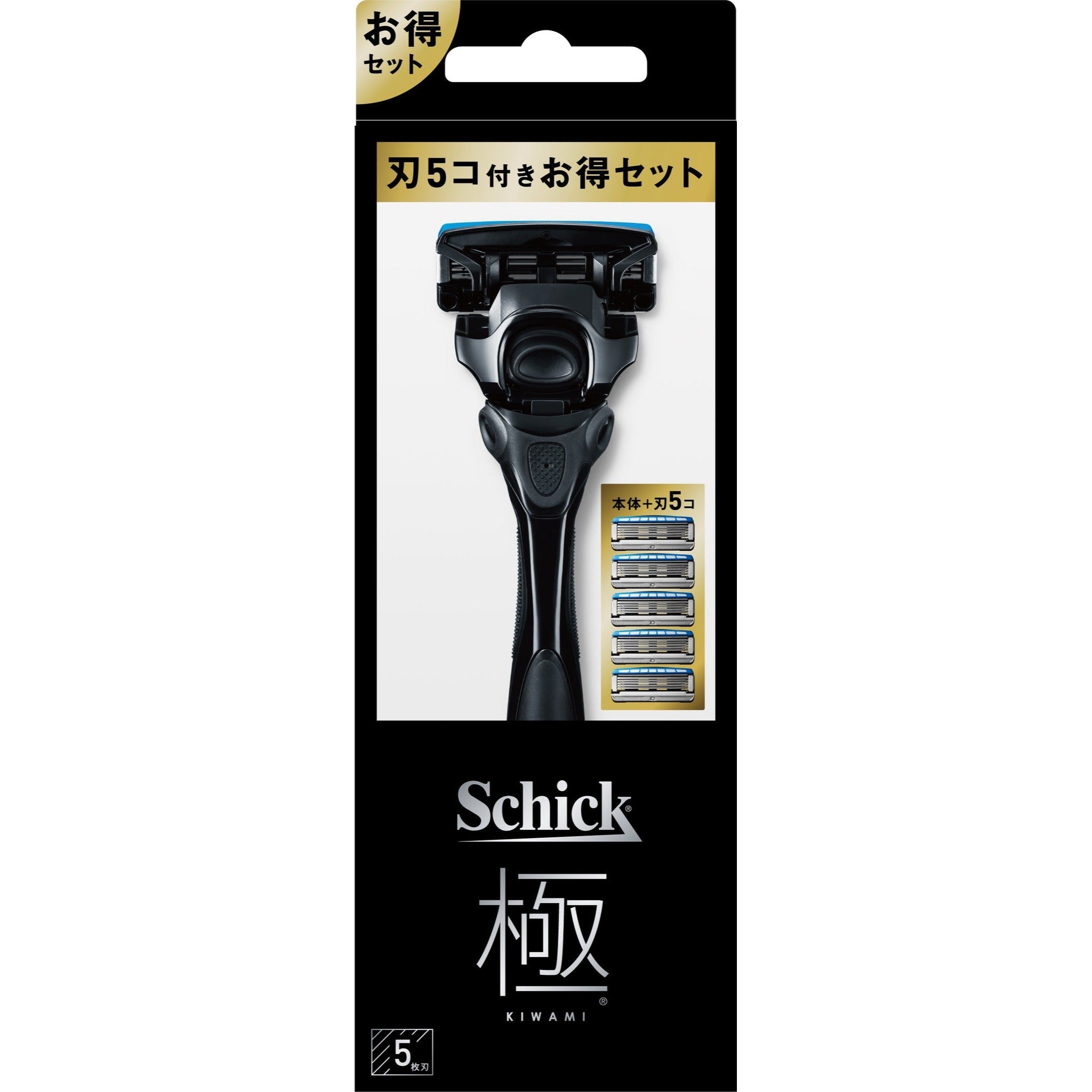 4個×5箱、合計20個 シック キワミ替刃 シックの最上位機種「シック極」の替刃 シック｜キワミ 替刃（4コ入）