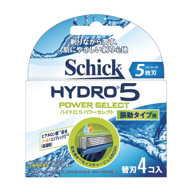 シック|ハイドロ5 パワーセレクト 替刃(4コ入) シック|ハイドロ5 パワーセレクト 替刃(4コ入)