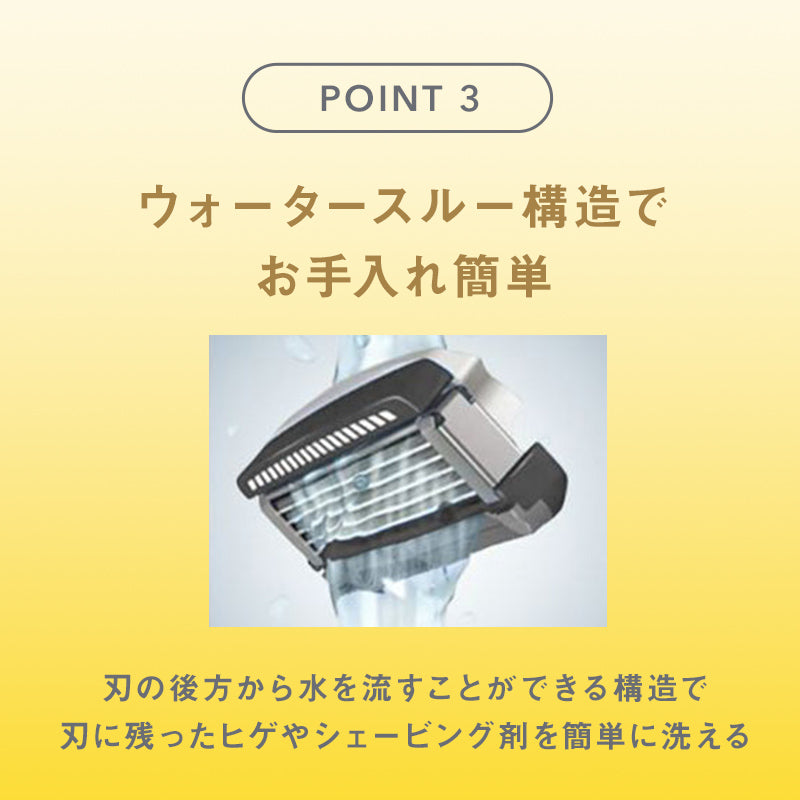 シック｜ハイドロ5ナチュラル ホルダー（刃付き＋替刃1コ）