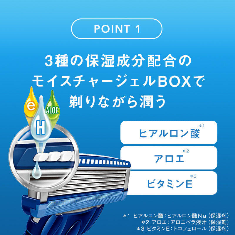 シック｜ハイドロ５ 普通肌 ホルダー （刃付き＋替刃１コ）