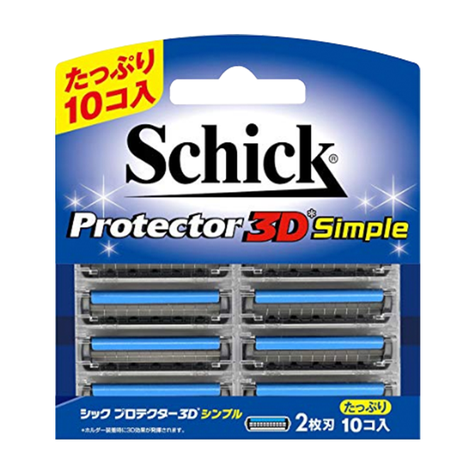 シック|プロテクター3Dシンプル 替刃 (10コ入) シック|プロテクター3Dシンプル 替刃 (10コ入)